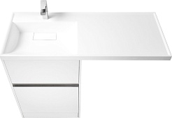 Акватон Мебель для ванной Лондри 60 L белая – фотография-5